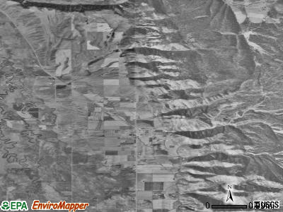 Zip code 83122 satellite photo by USGS