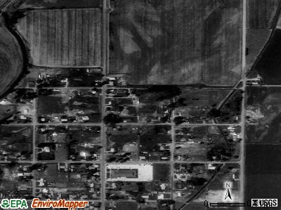 Zip code 83218 satellite photo by USGS