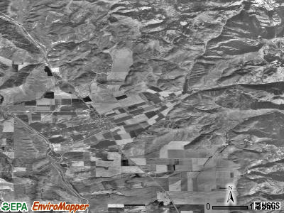 Zip code 83239 satellite photo by USGS