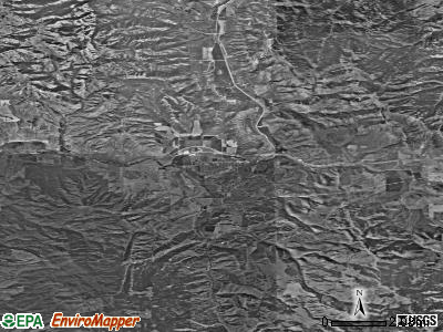 Zip code 83246 satellite photo by USGS