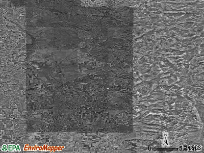 Zip code 83263 satellite photo by USGS