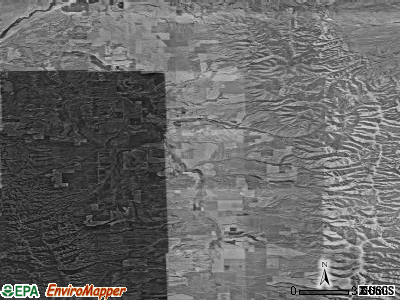 Zip code 83271 satellite photo by USGS