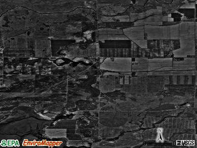 Zip code 83277 satellite photo by USGS