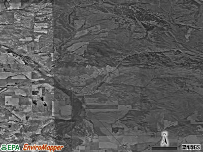 Zip code 83281 satellite photo by USGS