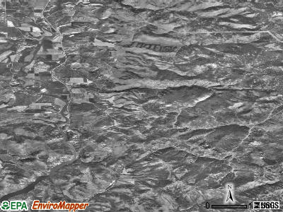 Zip code 83283 satellite photo by USGS