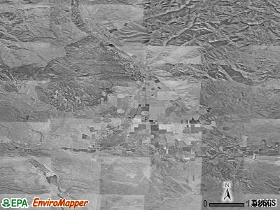Zip code 83311 satellite photo by USGS