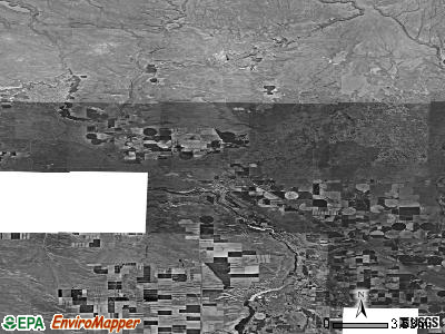 Zip code 83314 satellite photo by USGS