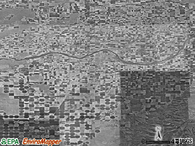 Zip code 83318 satellite photo by USGS