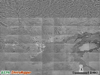 Zip code 83320 satellite photo by USGS