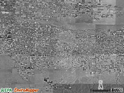 Zip code 83323 satellite photo by USGS