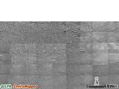 Zip code 83327 satellite photo by USGS