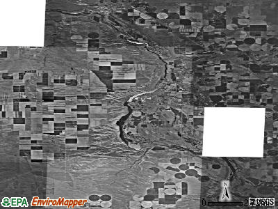 Zip code 83332 satellite photo by USGS