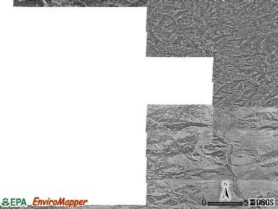 Zip code 83340 satellite photo by USGS