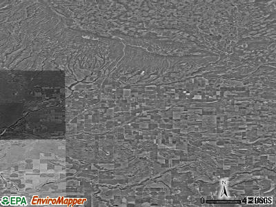 Zip code 83420 satellite photo by USGS