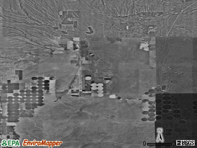 Zip code 83423 satellite photo by USGS
