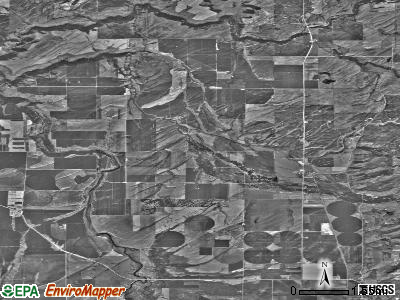 Zip code 83424 satellite photo by USGS