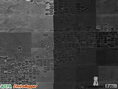 Zip code 83425 satellite photo by USGS