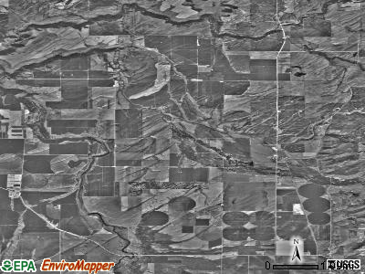 Zip code 83427 satellite photo by USGS