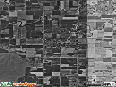 Zip code 83431 satellite photo by USGS