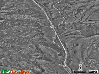 Zip code 83446 satellite photo by USGS