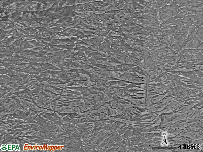 Zip code 83466 satellite photo by USGS