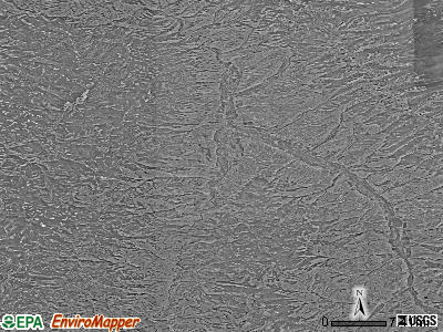 Zip code 83467 satellite photo by USGS