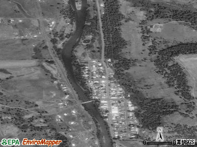 Zip code 83552 satellite photo by USGS