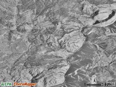 Zip code 83602 satellite photo by USGS