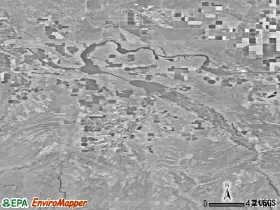 Zip code 83604 satellite photo by USGS
