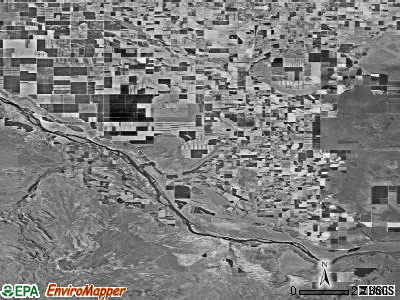 Zip code 83641 satellite photo by USGS