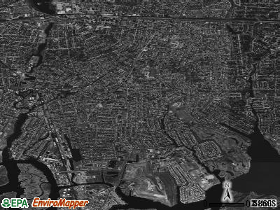 Zip code 11572 satellite photo by USGS