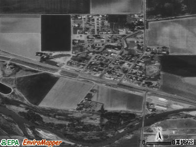 Zip code 83656 satellite photo by USGS