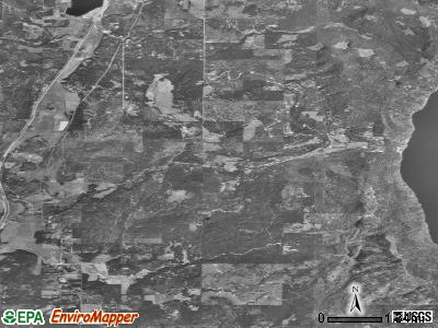 Zip code 83809 satellite photo by USGS