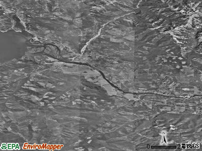 Zip code 83811 satellite photo by USGS