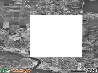 Zip code 83815 satellite photo by USGS