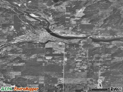Zip code 83822 satellite photo by USGS