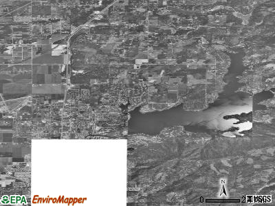 Zip code 83833 satellite photo by USGS