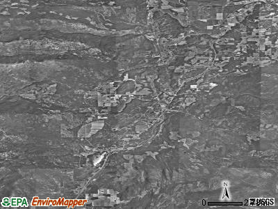 Zip code 83847 satellite photo by USGS