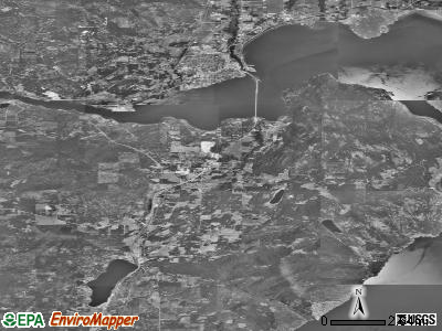 Zip code 83860 satellite photo by USGS