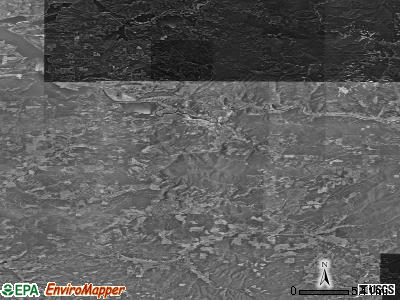Zip code 83861 satellite photo by USGS