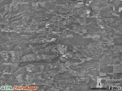 Zip code 83869 satellite photo by USGS