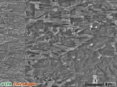 Zip code 83872 satellite photo by USGS