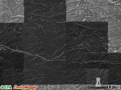 Zip code 83873 satellite photo by USGS
