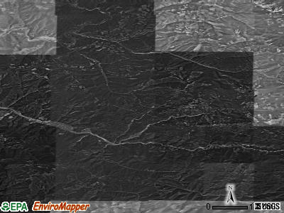 Zip code 83874 satellite photo by USGS
