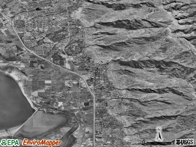 Zip code 84025 satellite photo by USGS