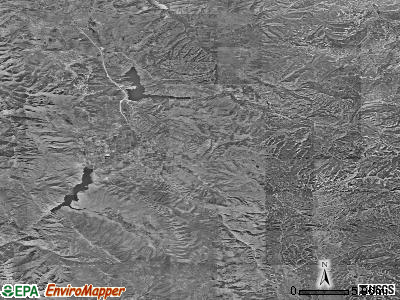 Zip code 84032 satellite photo by USGS