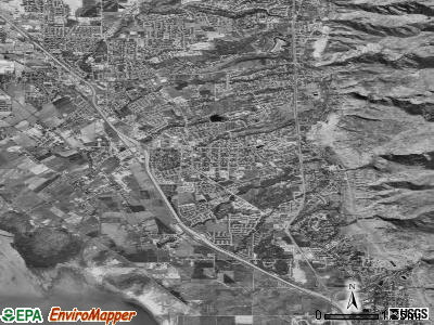 Zip code 84037 satellite photo by USGS
