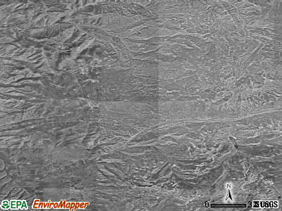 Zip code 84055 satellite photo by USGS
