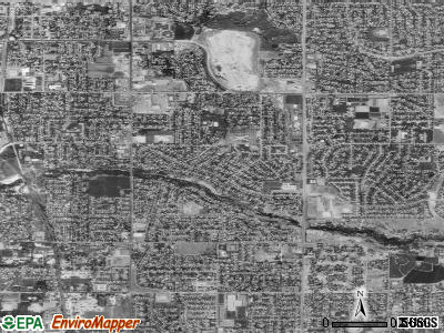 Zip code 84094 satellite photo by USGS