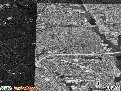 Zip code 11704 satellite photo by USGS